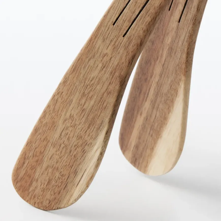 Acacia Foldable Tongs Small