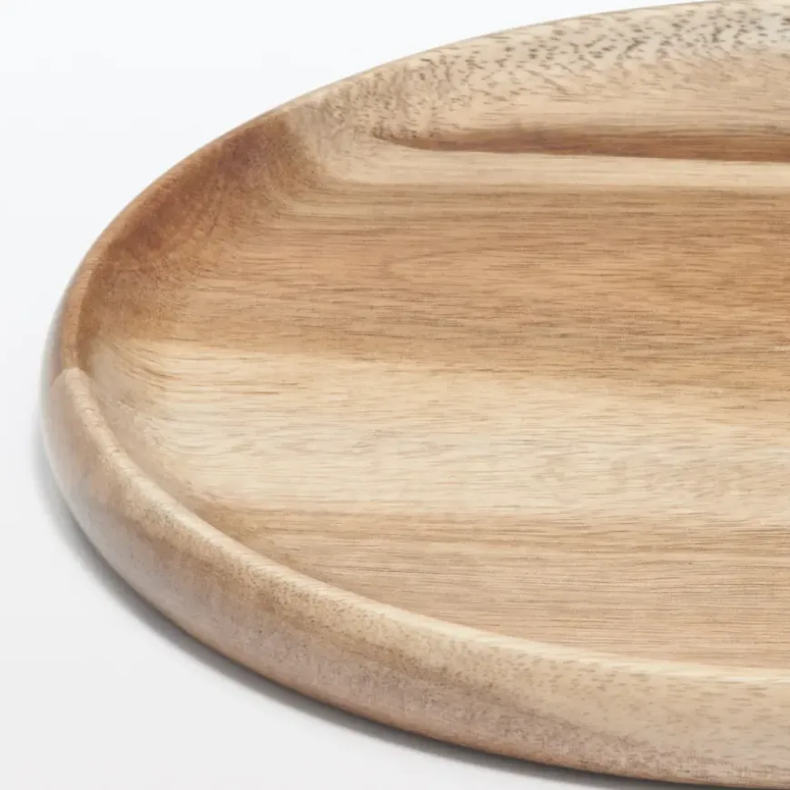 Acacia Plate/Round Cutting Board Small