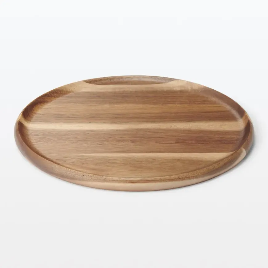 Acacia Plate/Round Cutting Board Large