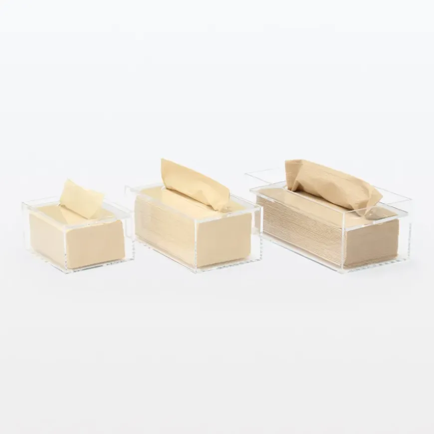 Acrylic Tissue Holder for Tabletop Tissues