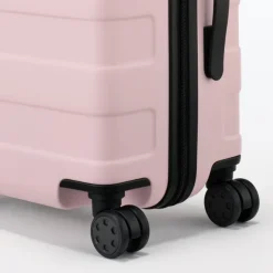 Adjustable Handle Hard Shell Suitcase 36L - Light Pink | Carry-On