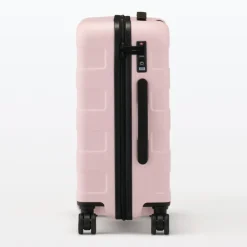 Adjustable Handle Hard Shell Suitcase 36L - Light Pink | Carry-On