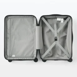 Adjustable Handle Hard Shell Suitcase 36L - White | Carry-On
