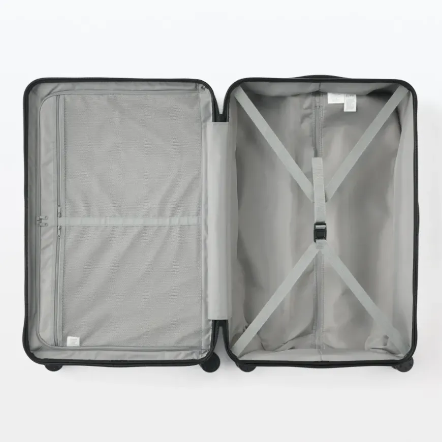 Adjustable Handle Hard Shell Suitcase 75L - White | Check-In