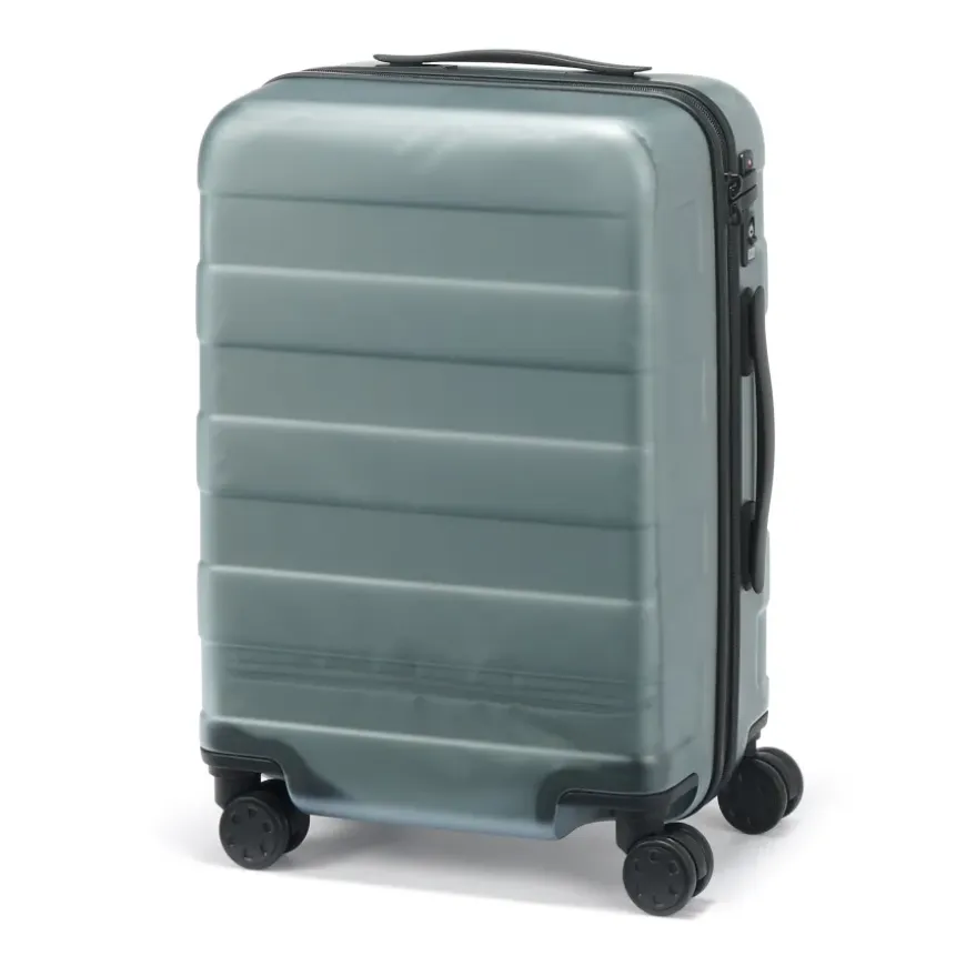 Adjustable Handle Hard Shell Suitcase 36L - Translucent | Carry-On
