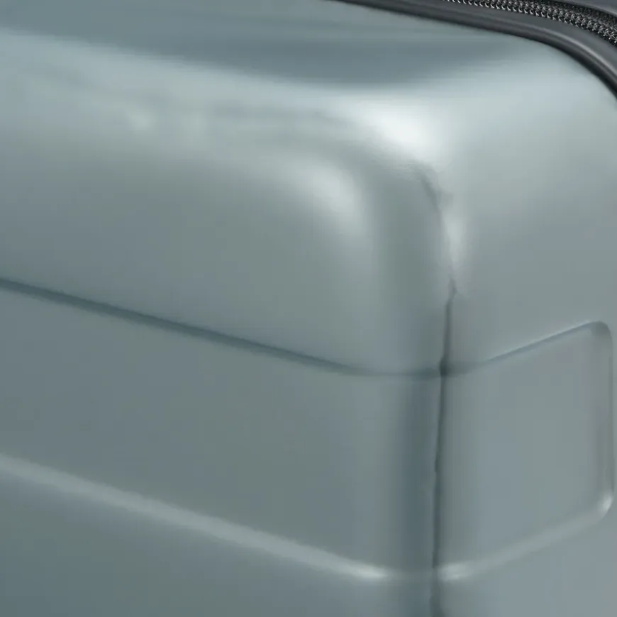 Adjustable Handle Hard Shell Suitcase 36L - Translucent | Carry-On