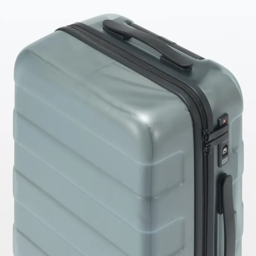 Adjustable Handle Hard Shell Suitcase 36L - Translucent | Carry-On