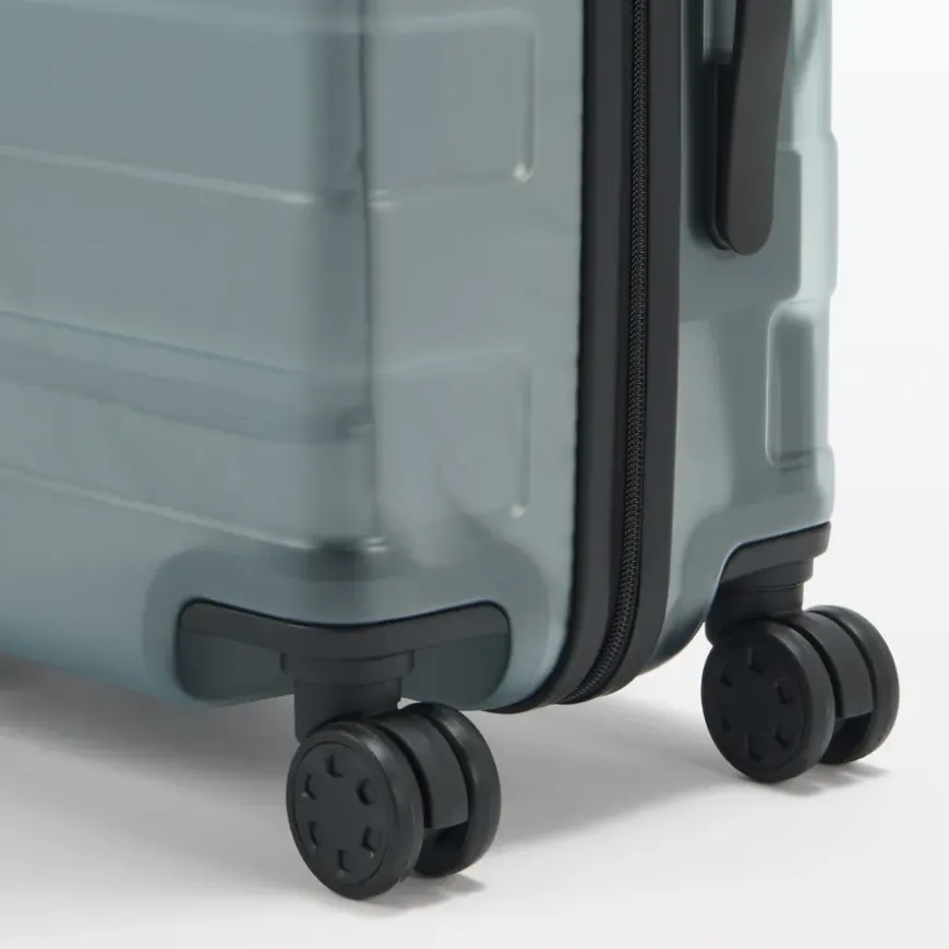 Adjustable Handle Hard Shell Suitcase 36L - Translucent | Carry-On