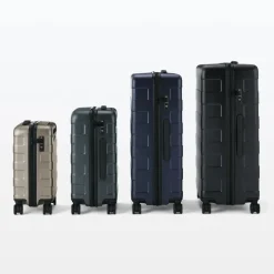Adjustable Handle Hard Shell Suitcase 36L - Light Blue | Carry-On