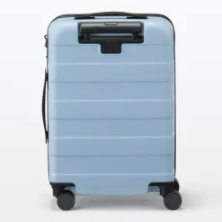 Adjustable Handle Hard Shell Suitcase 36L - Light Blue | Carry-On