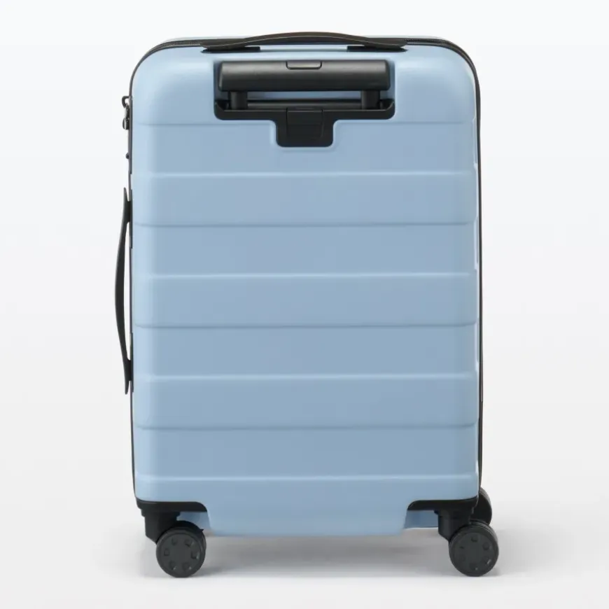 Adjustable Handle Hard Shell Suitcase 36L - Light Blue | Carry-On