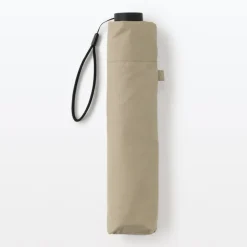 All-Weather Foldable Umbrella Beige