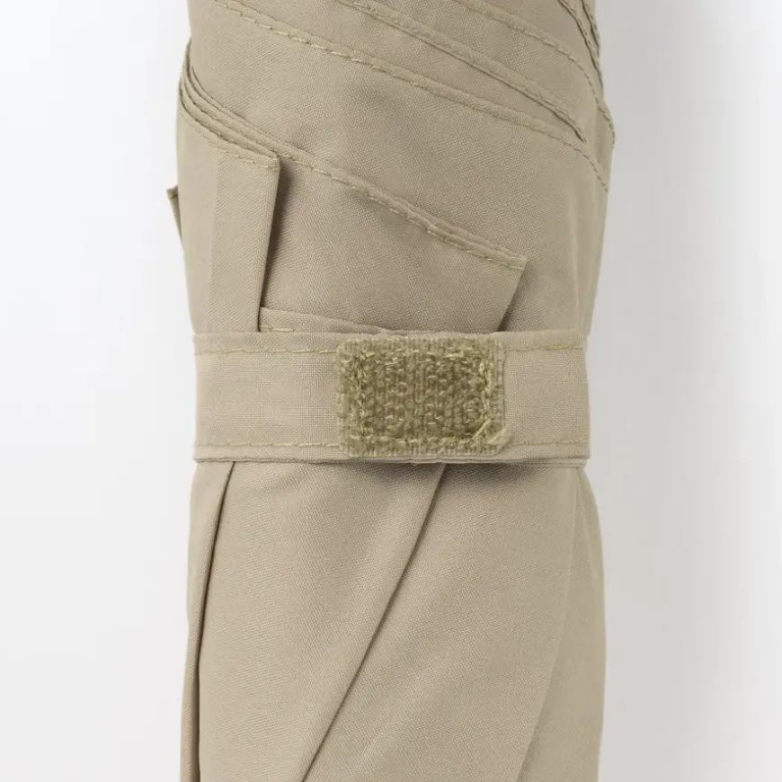 All-Weather Foldable Umbrella Beige