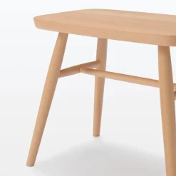 Beech Wood Stool with Round Legs