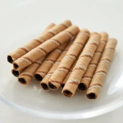 Chocolate Creme Wafer Rolls