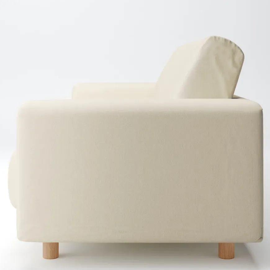 Cotton Canvas Cover for Urethane Pocket Coil Sofa - 3 Seater (Sofa Sold Separately)