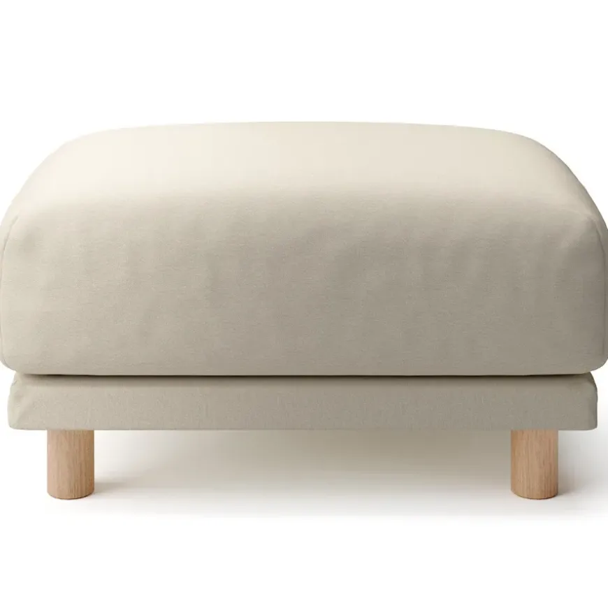 Cotton Canvas Cover for Urethane Pocket Coil Sofa - Ottoman (Ottoman Sold Separately)