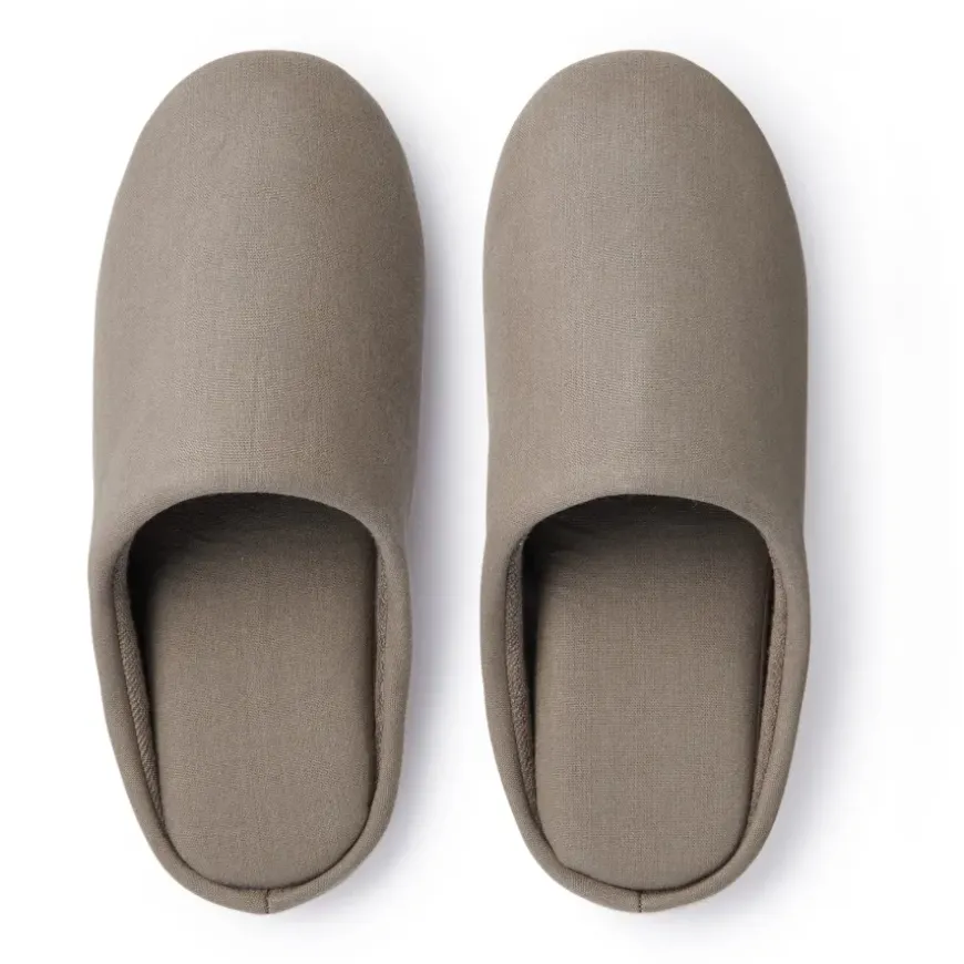 Cotton Plain Weave Insole Slippers