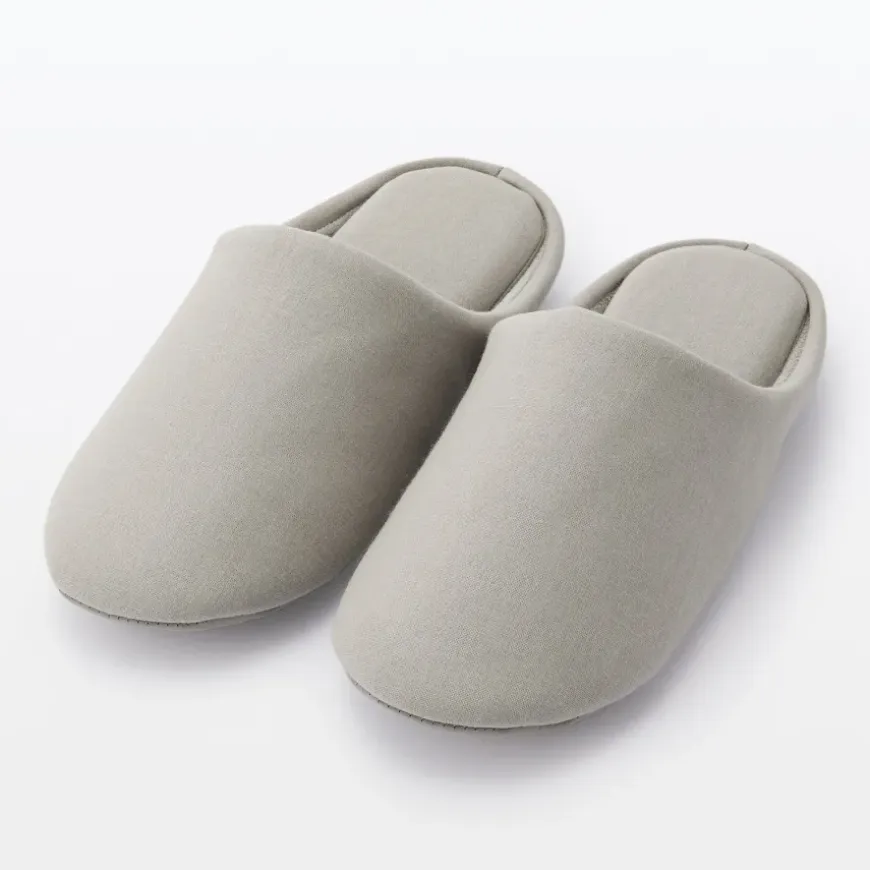 Cotton Plain Weave Insole Slippers