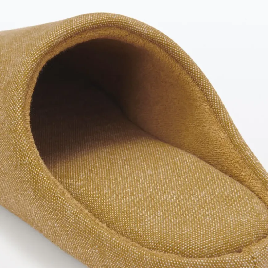 Cotton Plain Weave Insole Slippers