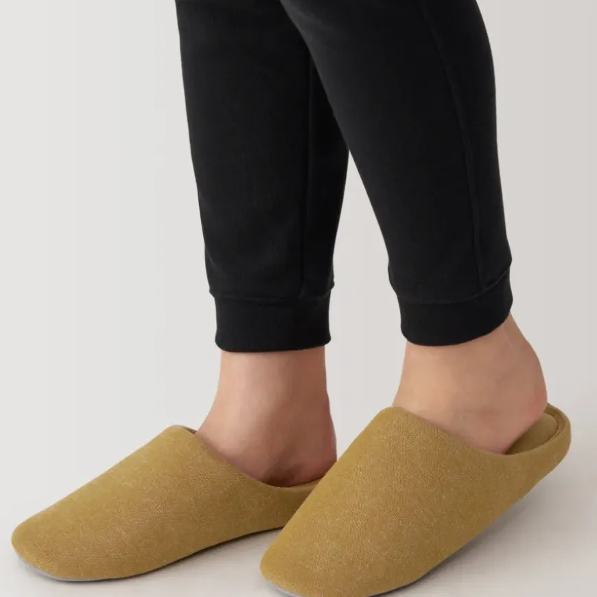 Cotton Plain Weave Insole Slippers