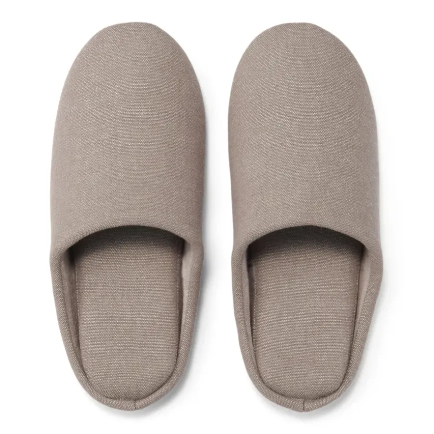 Cotton Plain Weave Insole Slippers