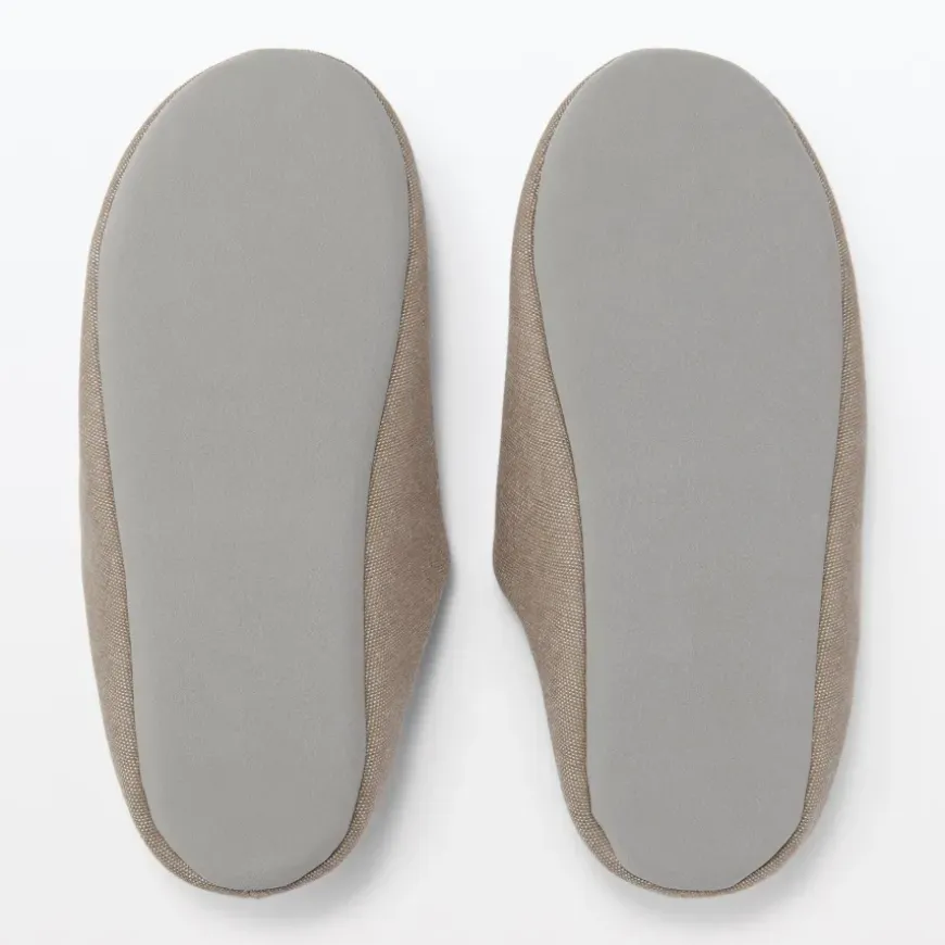 Cotton Plain Weave Insole Slippers