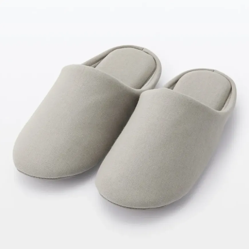 Cotton Plain Weave Insole Slippers