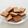 Double Chocolate Cream Wafers with Peanuts
