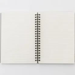 Double Ringed Ruled Notebook with Strap