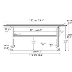 [HD] Living Dining Table 3 - Oak