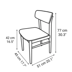 [HD] Oak Round Chair