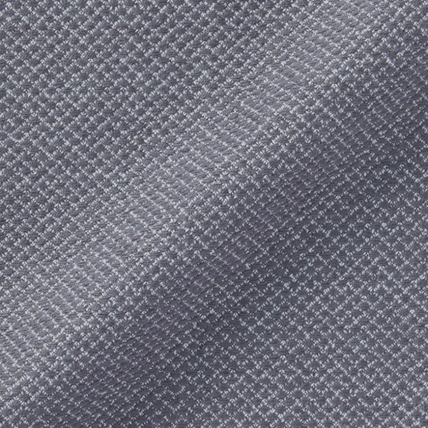 Indian Cotton Multipurpose Cloth with Fringes - Charcoal Gray