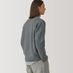 Labo Men's Milled Wool V Neck Cardigan