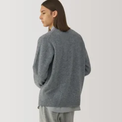 Labo Men's Milled Wool V Neck Cardigan