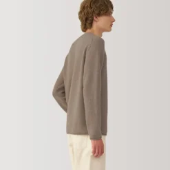 Labo Men's Natural Cashmere Crew Neck Sweater