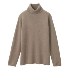 Labo Men's Natural Cashmere Turtleneck Sweater
