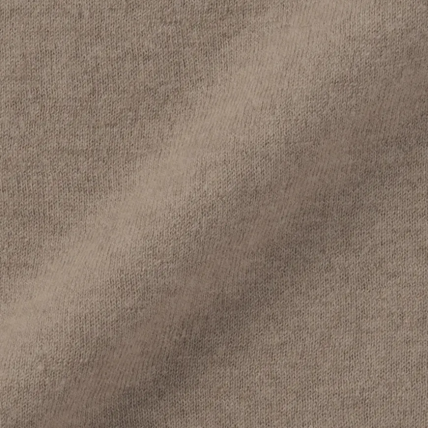 Labo Women's Natural Cashmere V Neck Cardigan