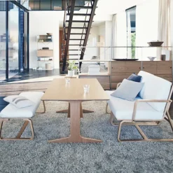 Living Dining Bench 1 - Oak (Cover Sold Separately)