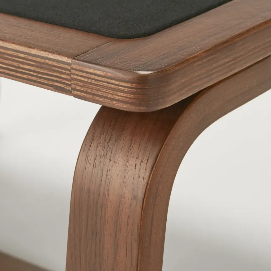 Living Dining Bench 2 - Walnut (Cover Sold Separately)