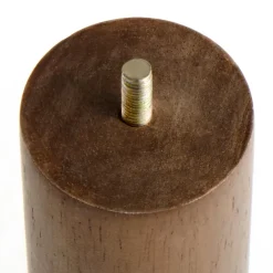 M8 Wooden Legs for Bed & Sofa - 10.2 Inch - Brown