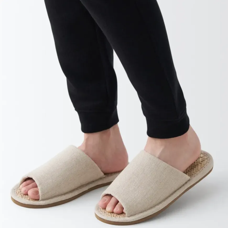 Malay Grass Open Toe Slippers