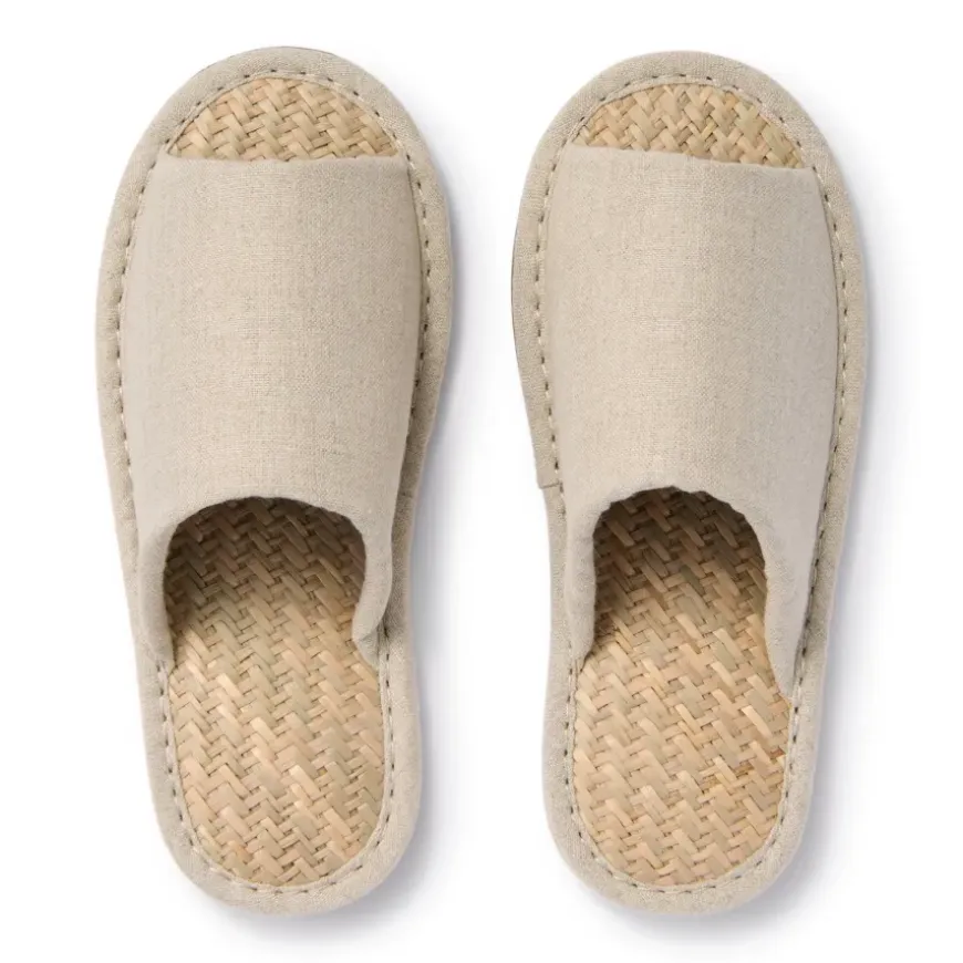 Malay Grass Open Toe Slippers