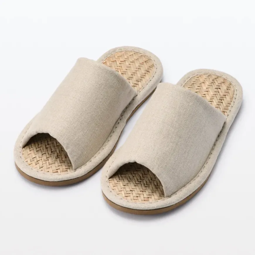 Malay Grass Open Toe Slippers