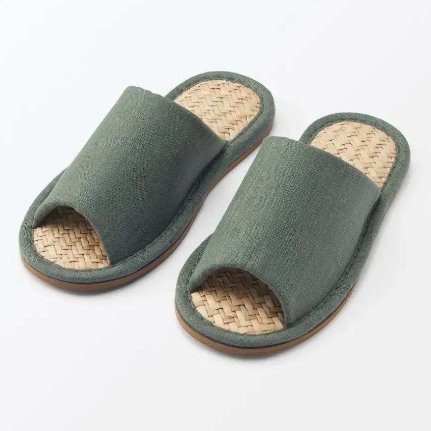 Malay Grass Open Toe Slippers
