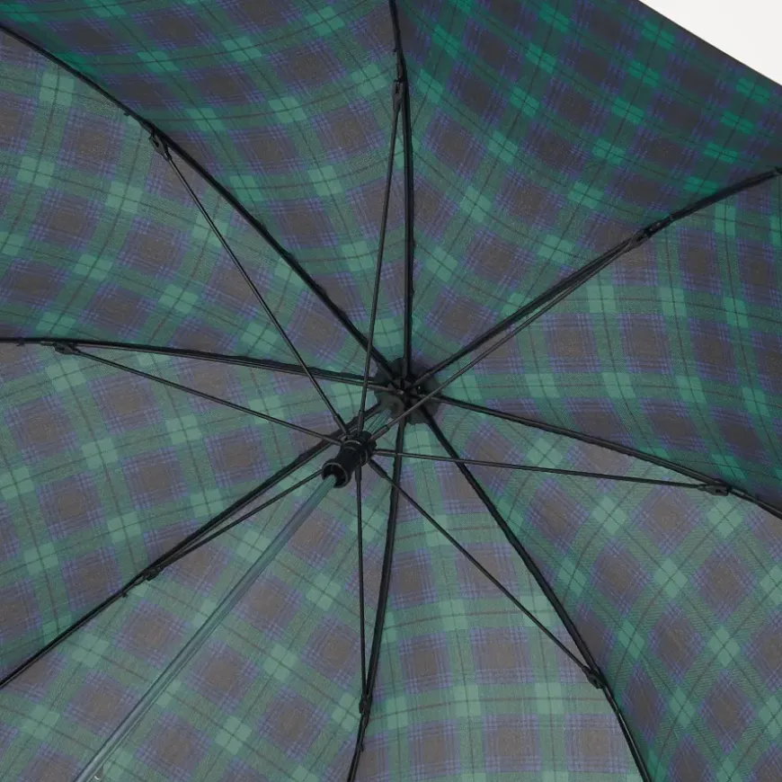 Markable Umbrella Dark Green Check