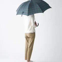 Markable Umbrella Dark Green Check