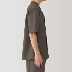 Men's Breathable Half Sleeve Collar Shirt