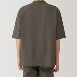 Men's Breathable Half Sleeve Collar Shirt
