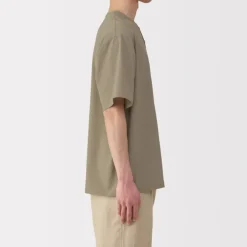 Men's Breathable Henley Woven T-Shirt